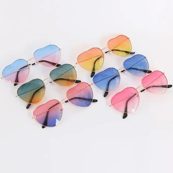 Новые женские солнцезащитные очки Love Ocean Piece Metal Heart Модные Металлические Солнцезащитные очки Cartier Glasses Солнцезащитные очки Для женщин
